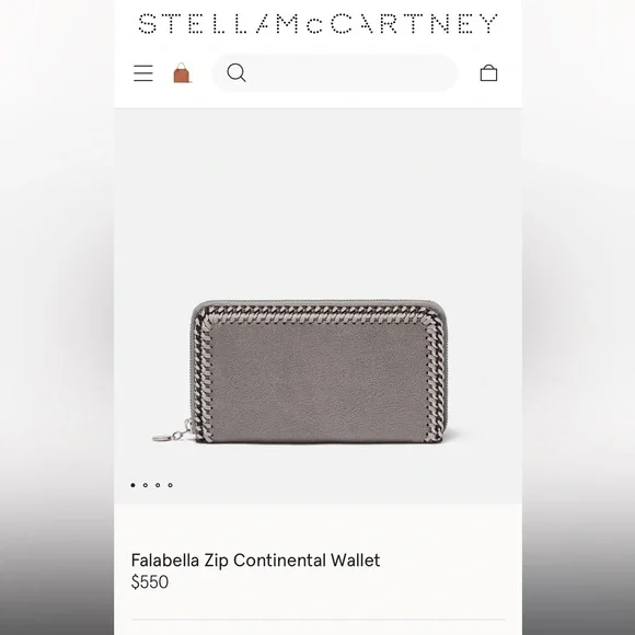 Stella McCartney Falabella Zip Continental Wallet NWOT - Picture 7 of 7